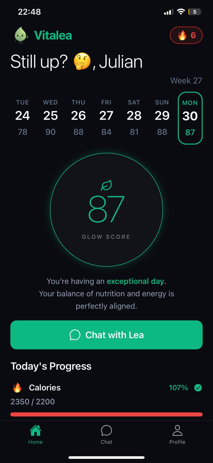 Vitalea Dashboard